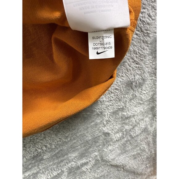 Nike Shirt Mens Large Tall Orange Club Max90 Swoosh Crewneck Tee DO7392-815 - Picture 7 of 13